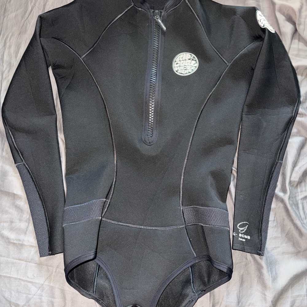 Rip Curl Black Long Sleeve Wetsuit